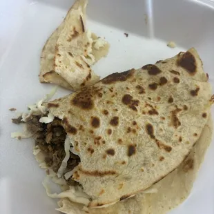 Carne asada quesadilla