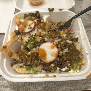 Plato de Papas Nacho (i think)