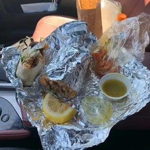 Carne asada burrito. Authentic and amazing! Must try