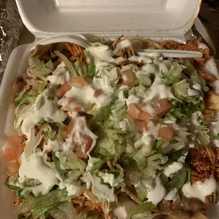 Chicken nachos