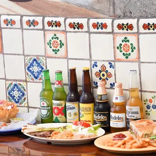 Carne Asada Plate, Torta &amp; Beer