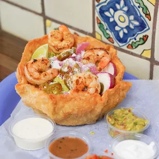 Shrimp Taco Salad