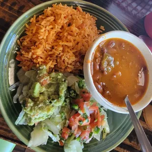 side accompaniment to fajita specials.