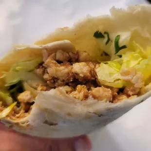 Chicken burrito