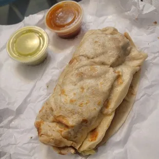 Chicken burrito