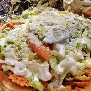 Sope de pollo