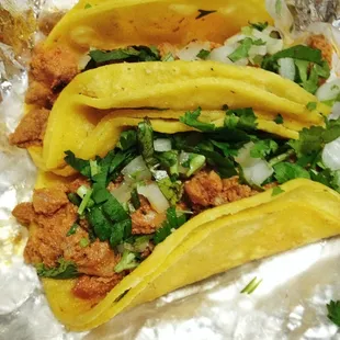 Mini tacos de pastor