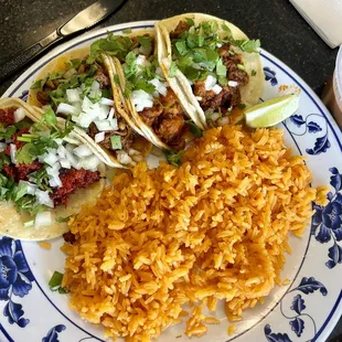Four taco plate