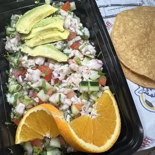 Tostada de Ceviche