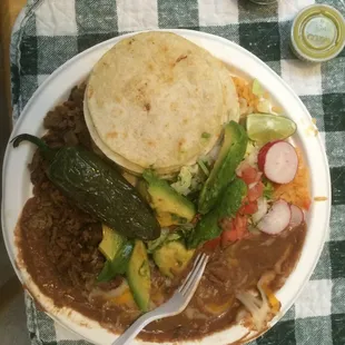 5 Combination. Choice of meat, rice, beans, tortillas. June 22 2014