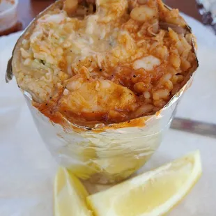 $16 Shrimp Burrito
