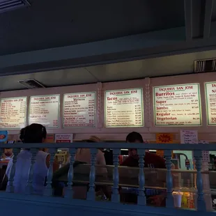 Huge menu! Yum!