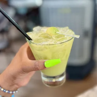 Mr. Rodriguez-$16. That's avocado, yall! Delicious if you're not really into sweet drinks. Could've used more licka!