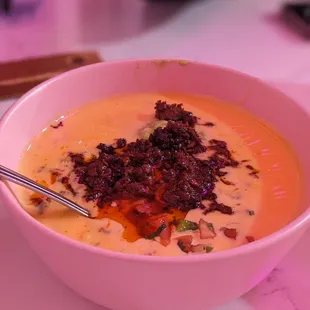 Queso with chorizo