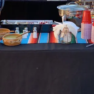 Fiesta Style set up!