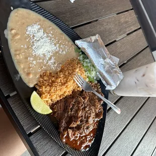 Birria Plate, yum!