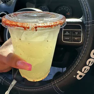 Happy hour margarita to go