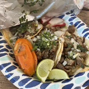 Asada street tacos