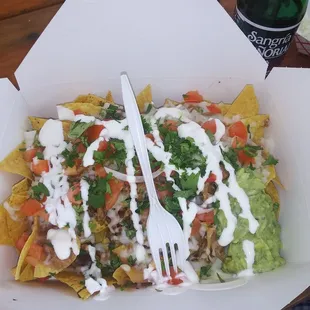 Carnitas nachos