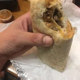 Asada Burrito minus pico.