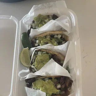 Carne asada taco