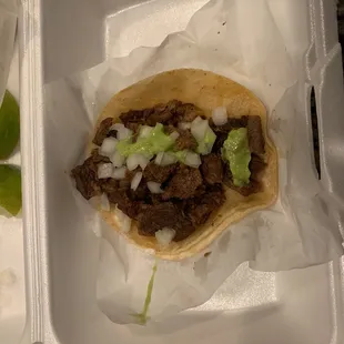 Taco asada