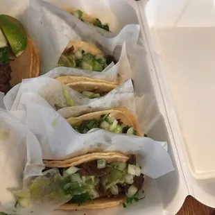 Carne asada tacos