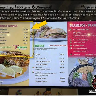 Menu Board