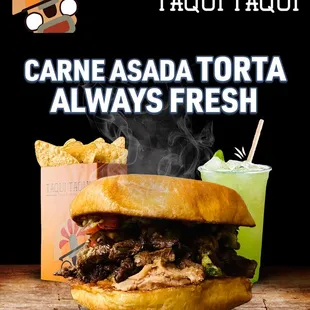 Carne Asada Torta- amazing!!