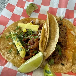 Three tacos a la carte