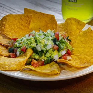 a plate of nachos