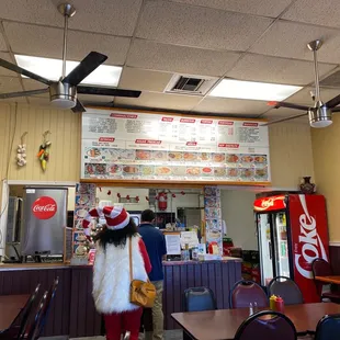 the interior of a restaurant