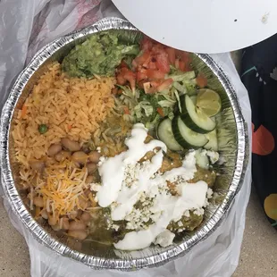 Chicken enchilada verde