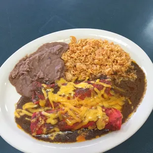 Enchilada plate