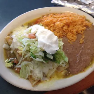 Enchiladas Verdes