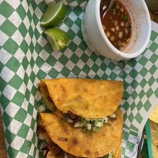 Quesa Birria Tacos Special