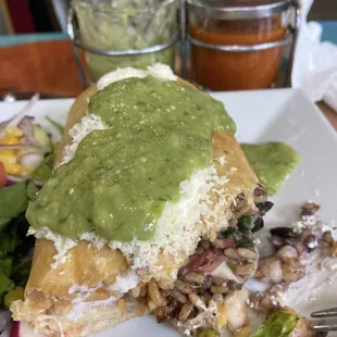 Shrimp Chimichanga de Camaron