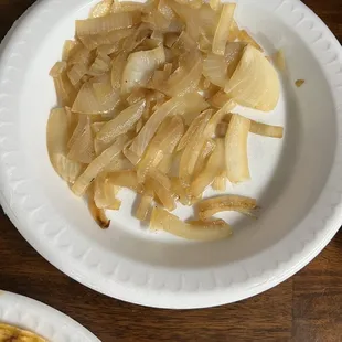 a plate of food on a table