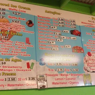 Truck parked at Las Nieves, who makes their aguas frescas - delish!
