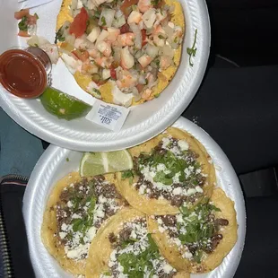 Ordered a tostada ceviche and mini tacos with queso freso it was delicious!! Definitely recommend 10/10!!!