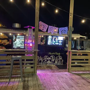 the deck