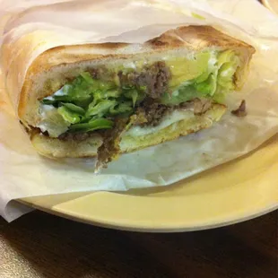 Ternera torta extra guacamole