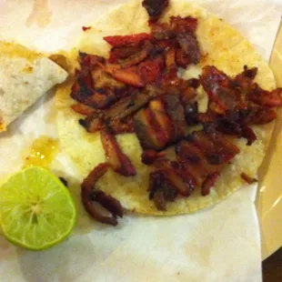 Taquitos al pastor (trompo)