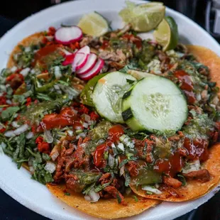 Chorizo taco Alpastor taco  Suadero taco Tripa taco