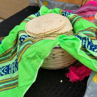 Our hand made tortillas