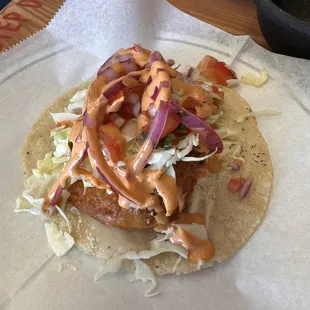 Shrimp taco
