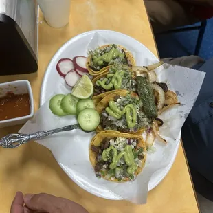 tacos, food