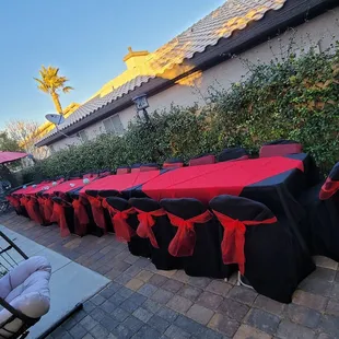 outside, sushi and sashimi
