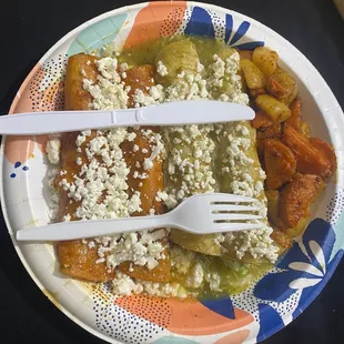 Q dal unas enchiladas mixtas