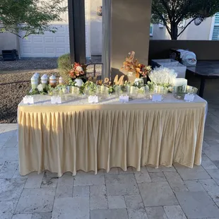 Wedding setup